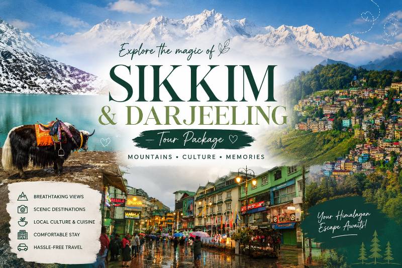 TRIP TO PARADISE - 2N GANGTOK 2N DARJEELING - Sikkim, Darjeeling tour package