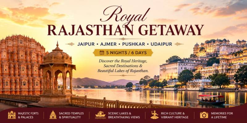 Royal Rajasthan Gateways - 5N 6D - Rajasthan tour package