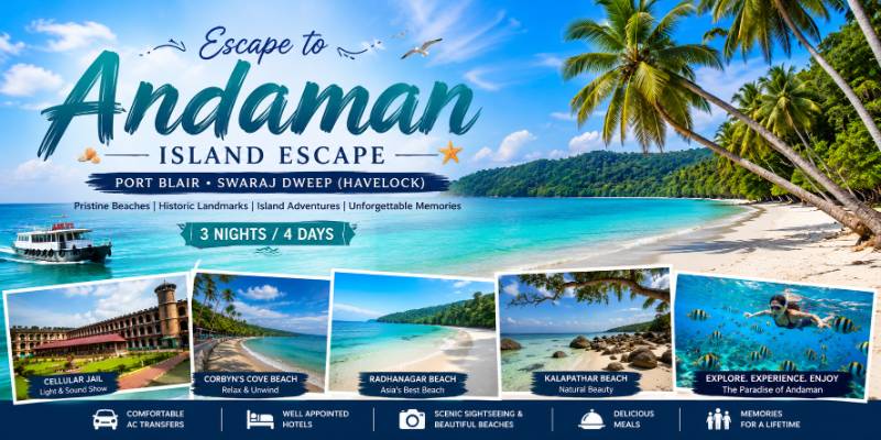 Pearls of Andaman - 3N 4D - Andaman & Nicobar tour package